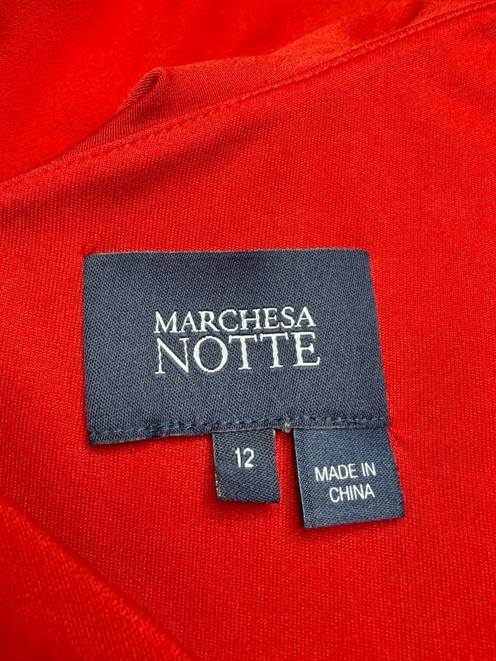 Marchesa Notte One Shoulder Tiered Ruffle Mini Dress Red 12 Designer Cocktail - Picture 5 of 11